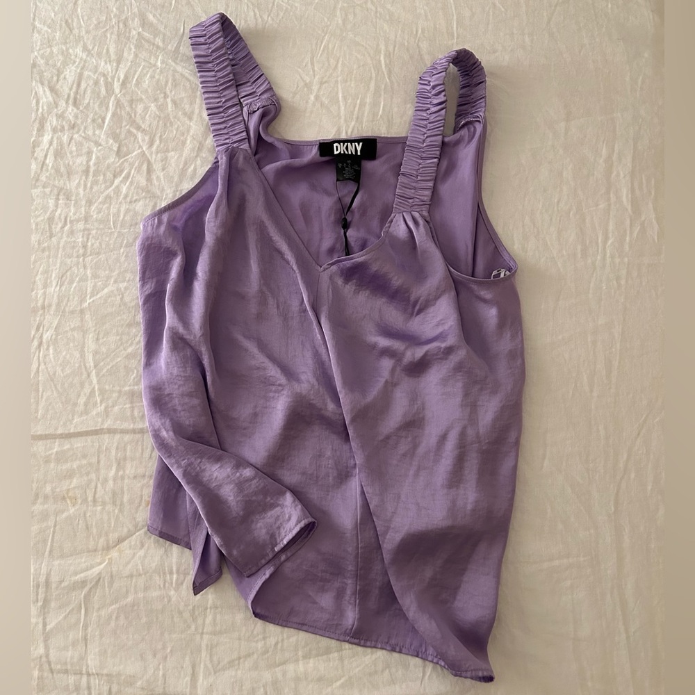 DKNY lilac top